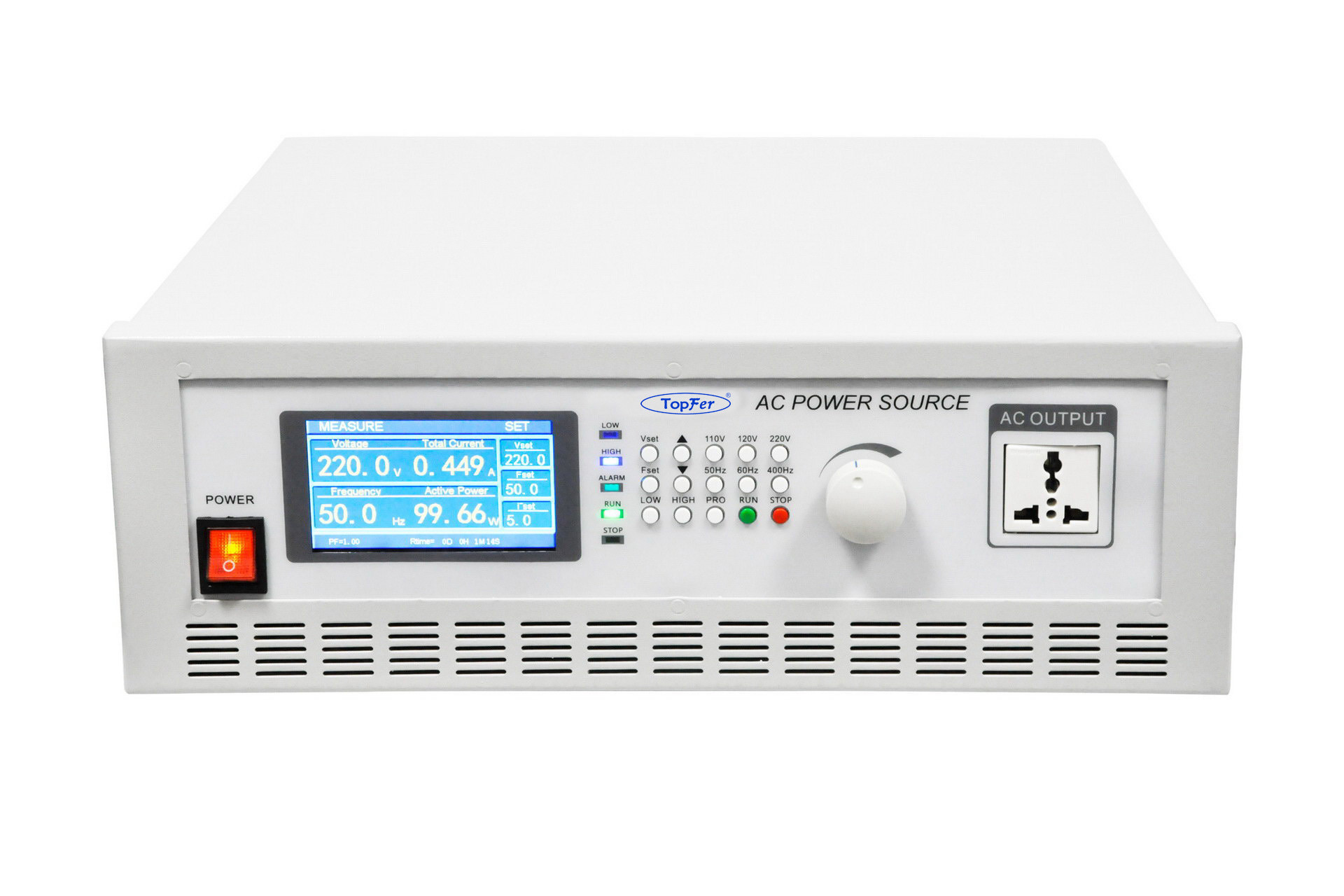 1/2/3/5KVA Variable Frequency Single Phase Programmable AC Power Source ...